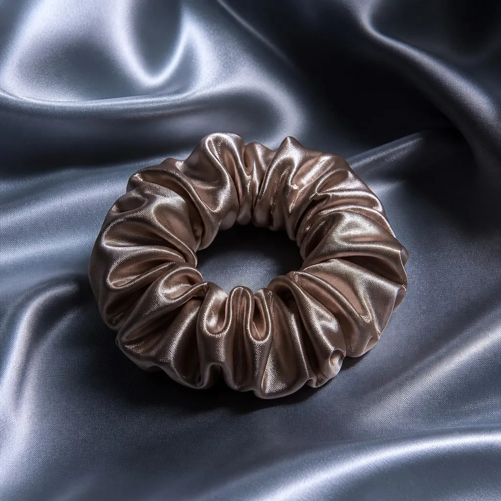 Silk Scrunchie | No-Crease Sleep Hair Tie | Moonlit Rest