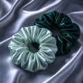 The Moonlit Silk Scrunchie | 6A Mulberry Silk