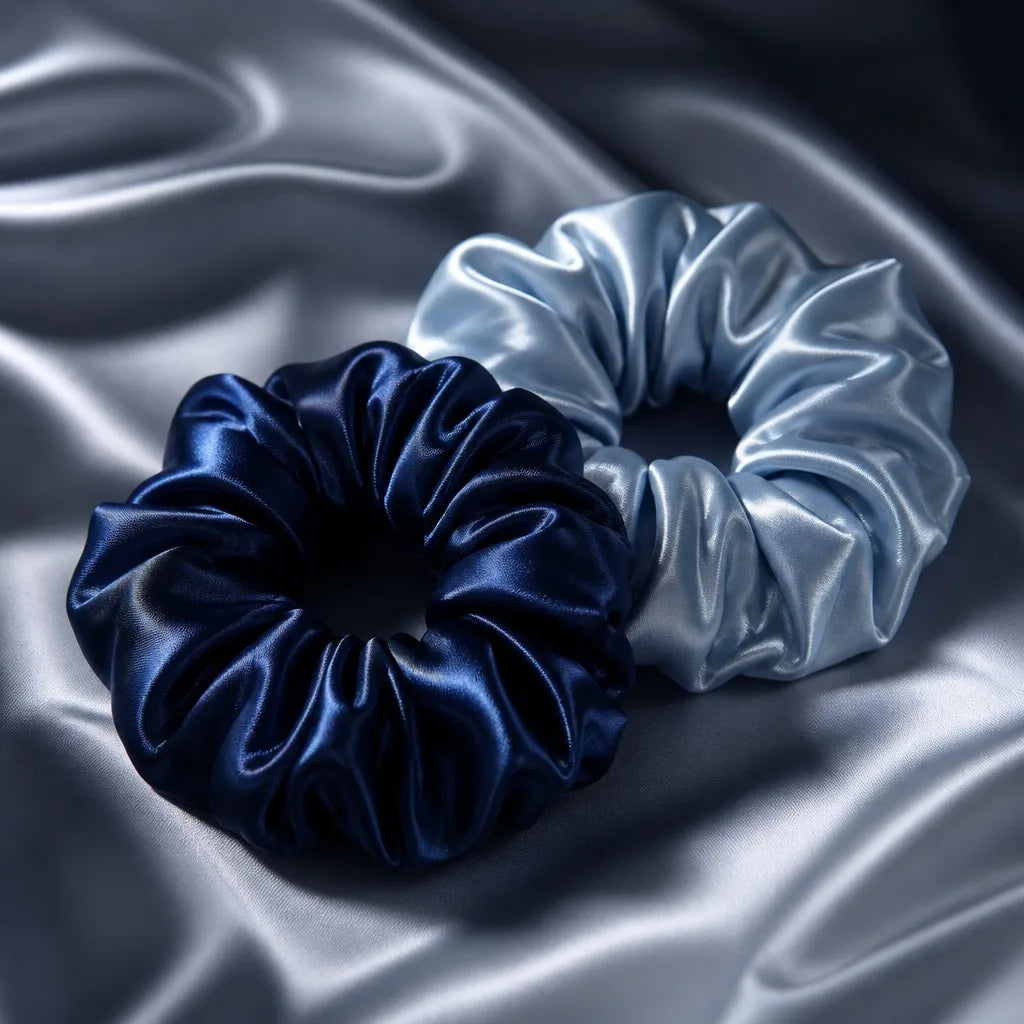 Silk Scrunchie | No-Crease Sleep Hair Tie | Moonlit Rest