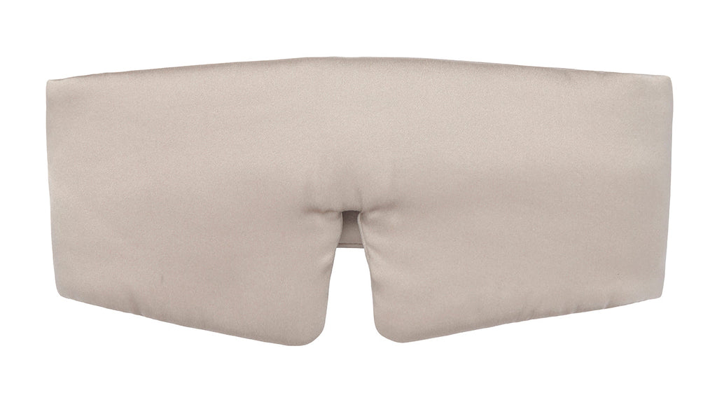 Moonlit Silk Sleep Mask — Latte
