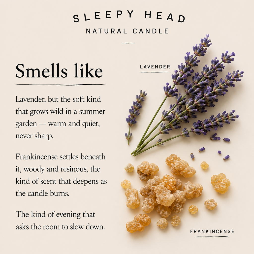 Moonlit Rest Candle — Lavender & Frankincense