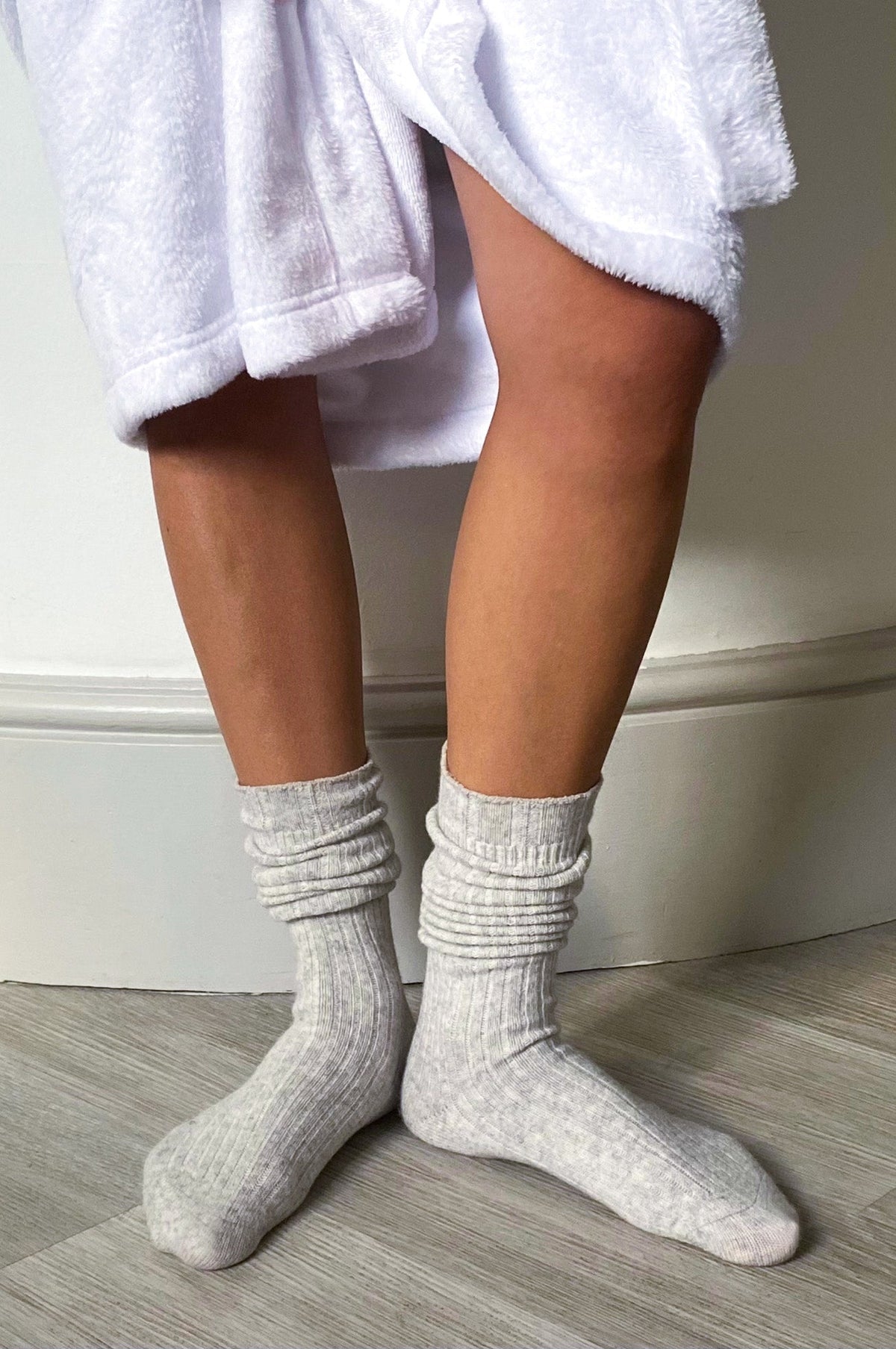 Moonlit Cashmere & Wool Socks